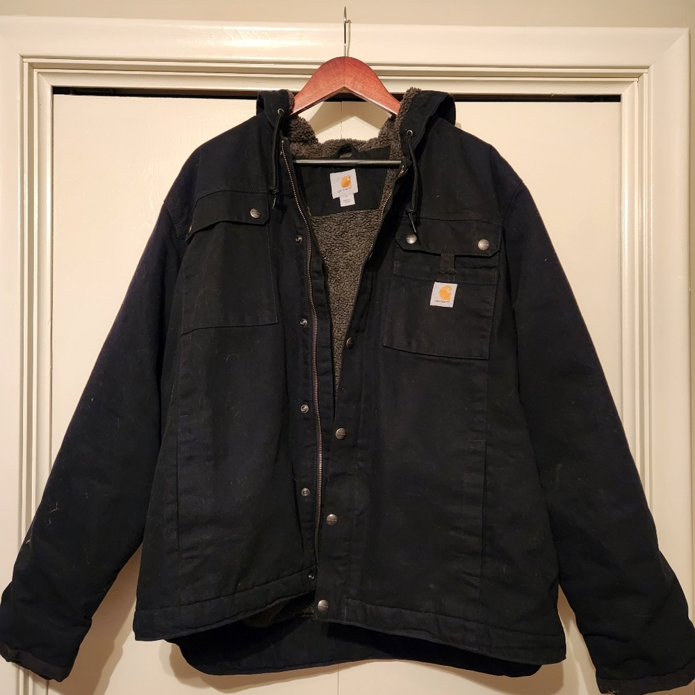 Women's Black XL Carhartt Coat!